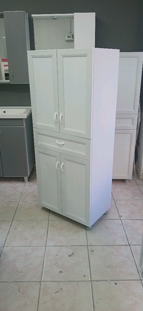 Banyo dolabi sifir ürün 60x145x38 cm - 5