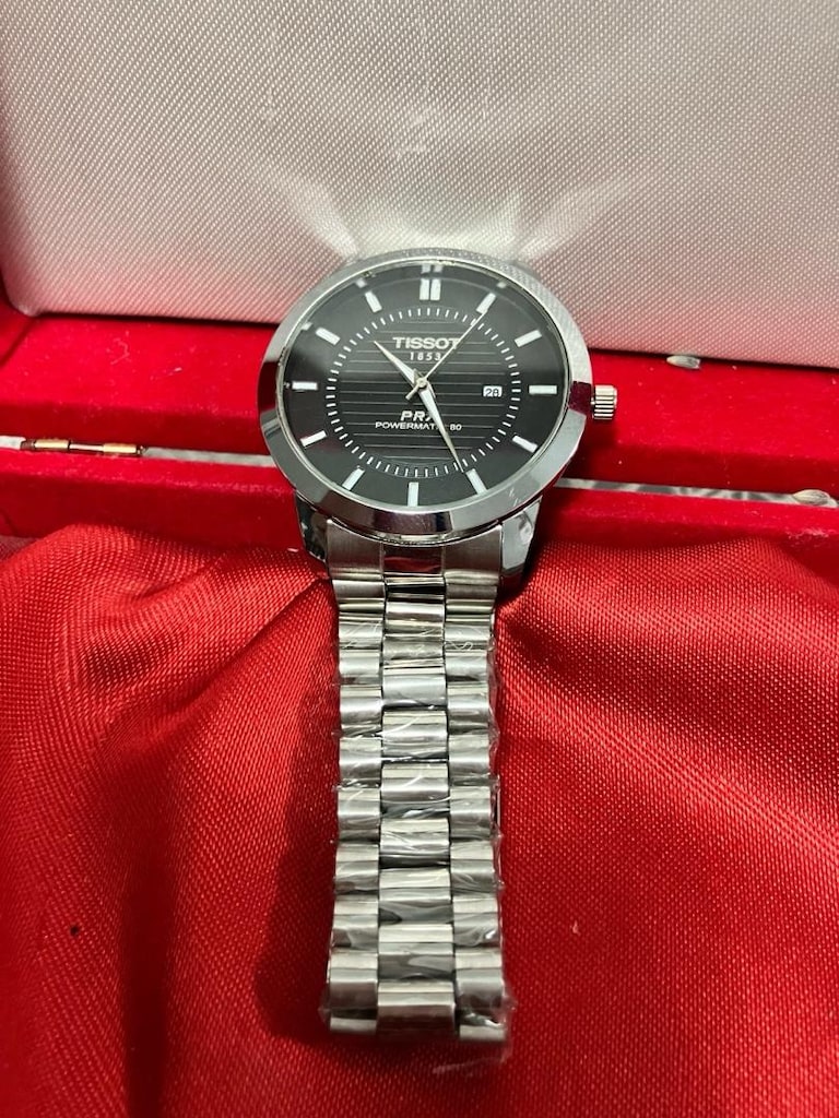 Tissot PRX 853 Siyah Çelik erkek Kol Saati… - 6