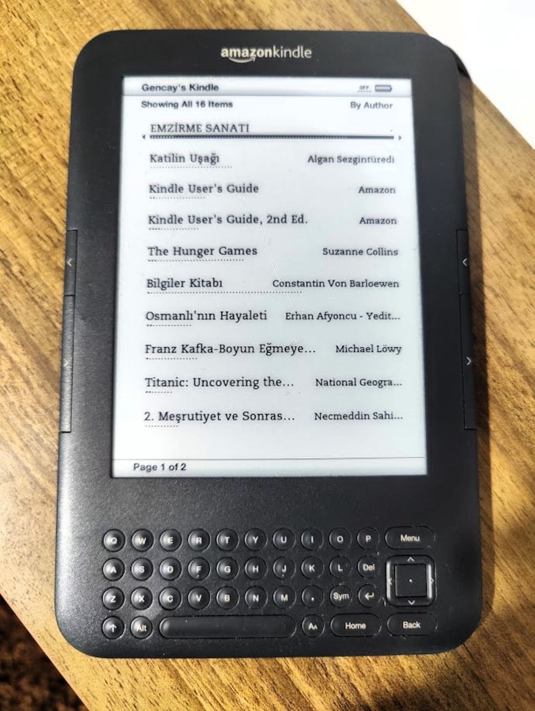 AMAZON KİNDLE 3. NESİL SAĞLAM SORUNSUZ PİLİ İYİ DURUMDA - 2