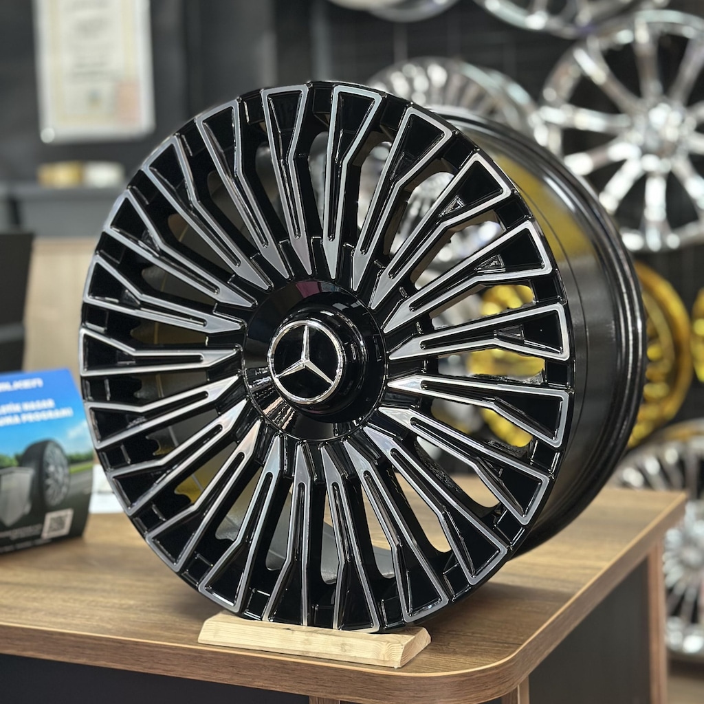 18 inç 5x112 Mercedes Maybach Jant Modeli 8-9 Offset Sıfır - 3