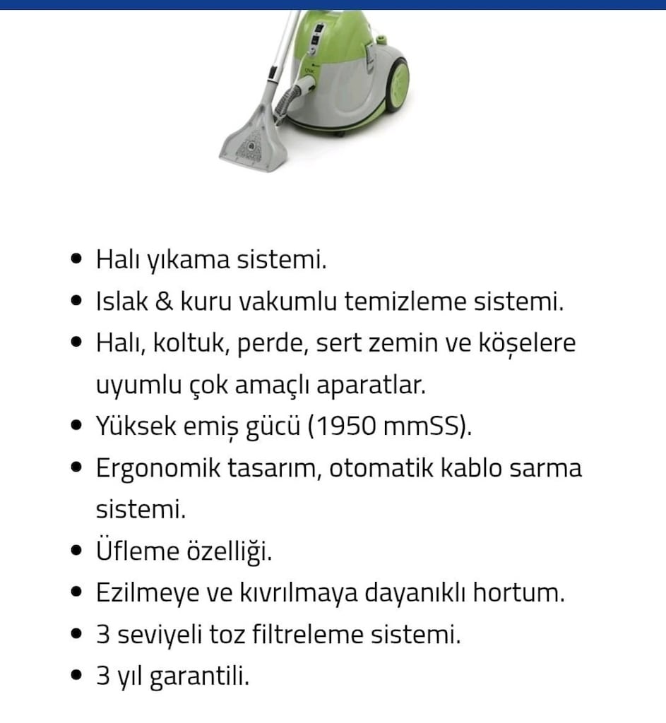Aura Qvac 114H Islak-kuru halı yıkama,elektrik süpürgesi - 6