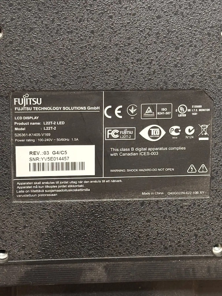Fujitsu L22T-2 LED 21.5 İnç Full HD Monitör - 2