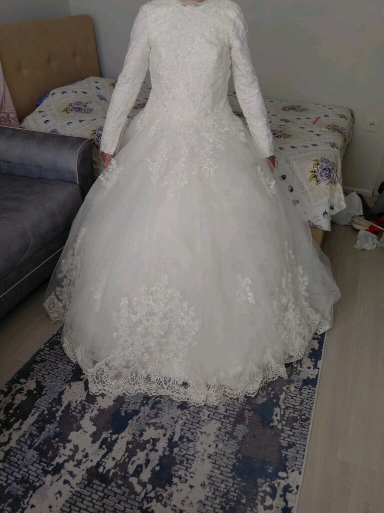 gelinlik hiç kullanılmamış - 3