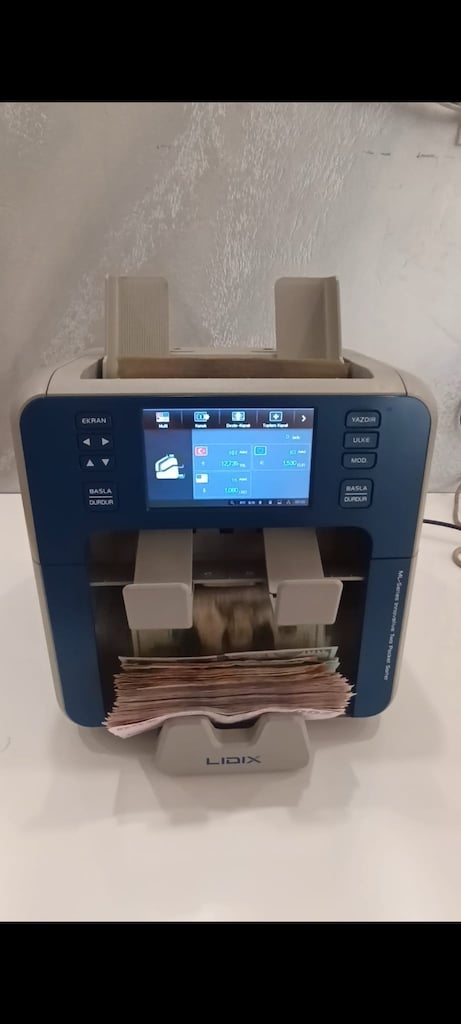 DEKOR BÜRO MOBİLYALARI GFX70 PARA SAYMA MAKİNESİ SIFIR ÜRÜN - 3