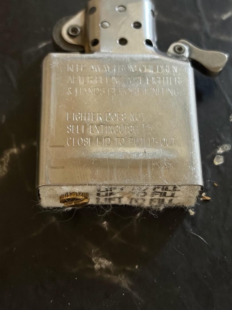 zippo gold - 2