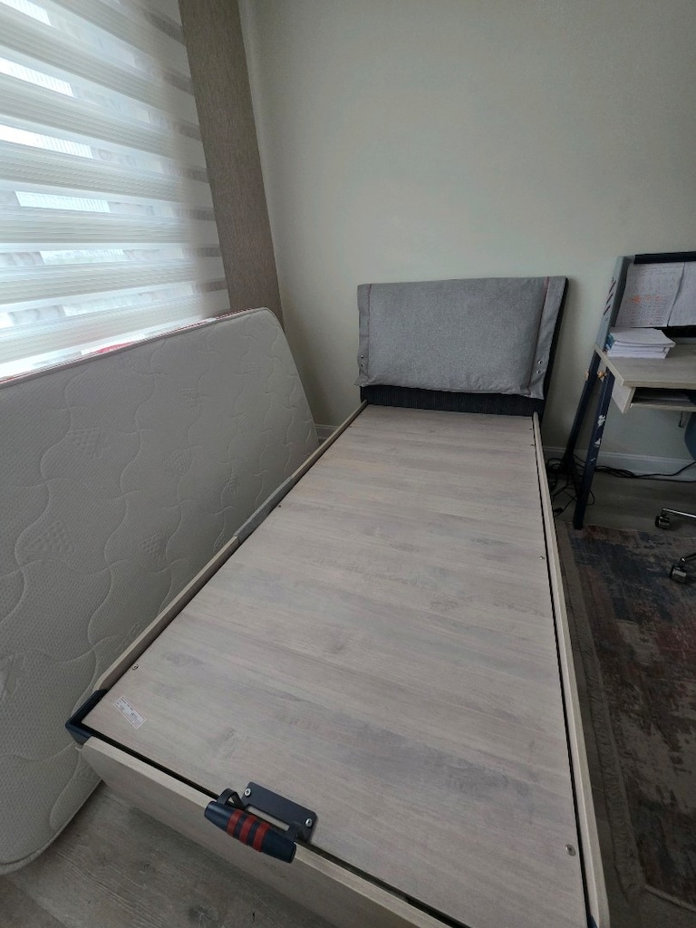 Çilek Mobilya Yatak Baza Başlık Seti - Kitaplık 100x200 cm - 3