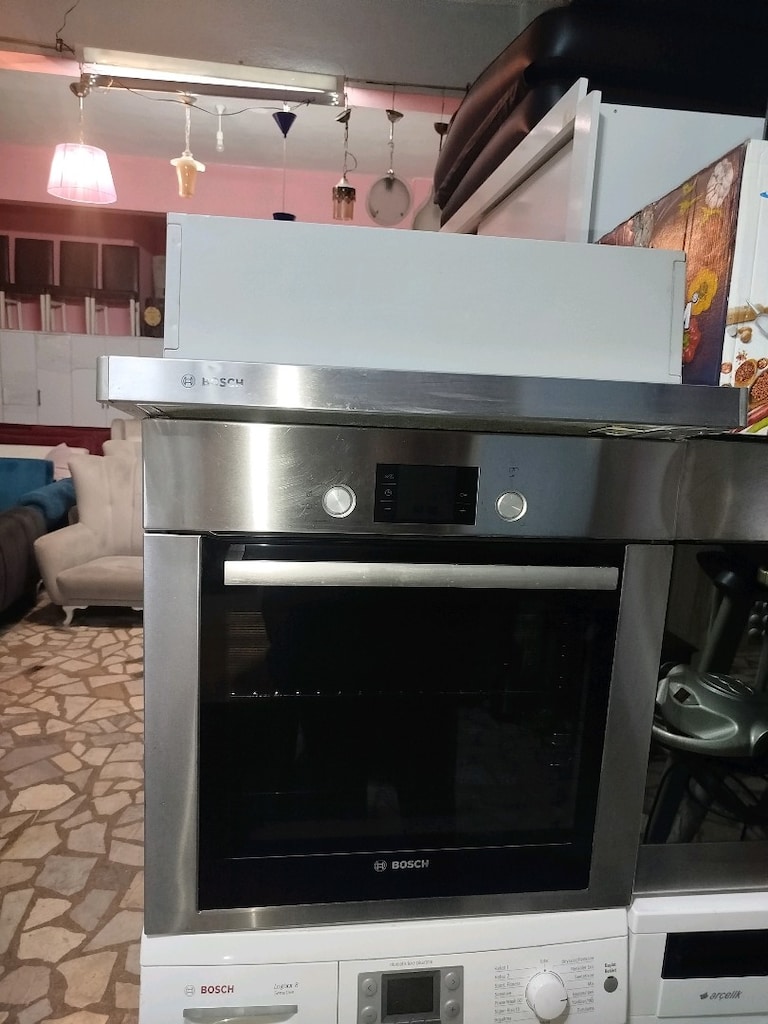 Ankastre fırın ocak davlunbaz takım Bosch mark'a sağlam temiz - 7