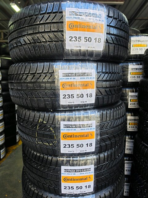 235 50 18 continental kışlık Sıfır dan farkı yok