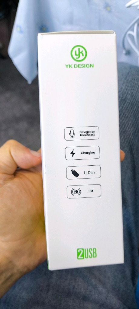 3 Başlıklı Şarj Kablolu Araç İçi Bluetooth Kiti / FM MP3 Player - 2