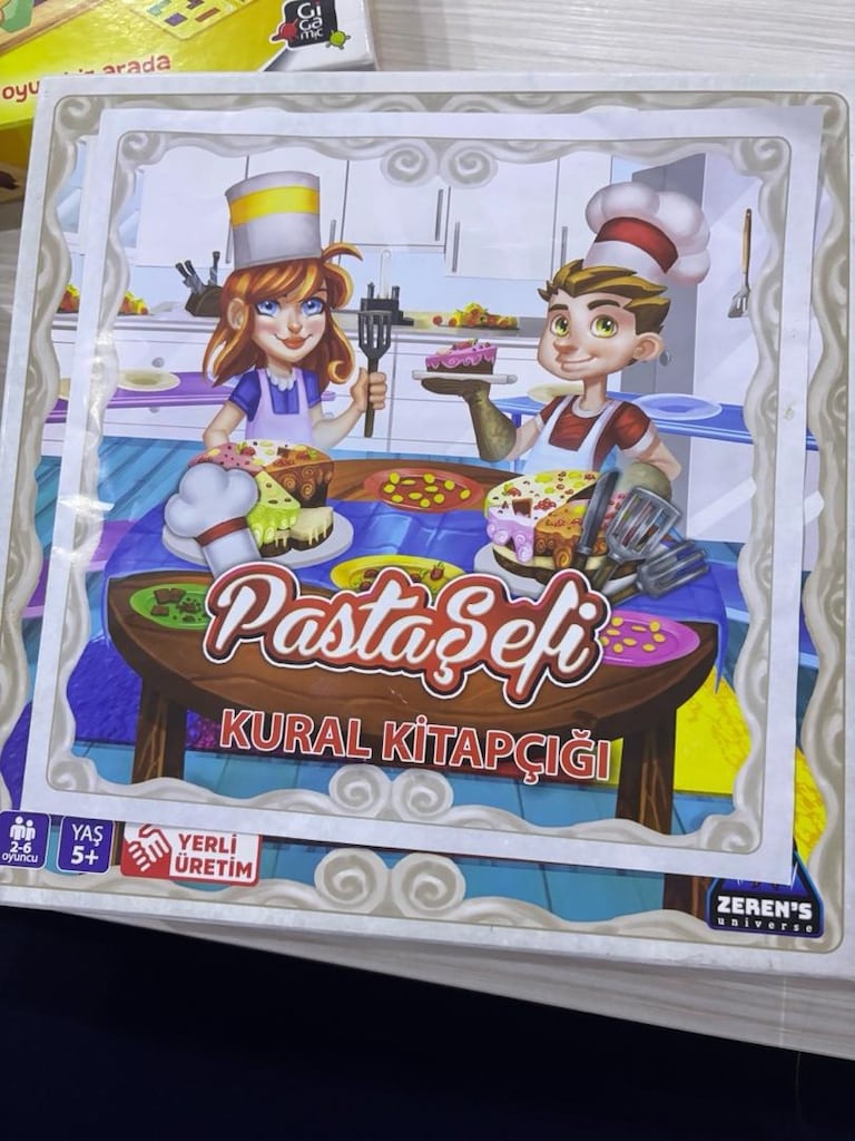 pasta şefi çocuk kutu oyunu - 3
