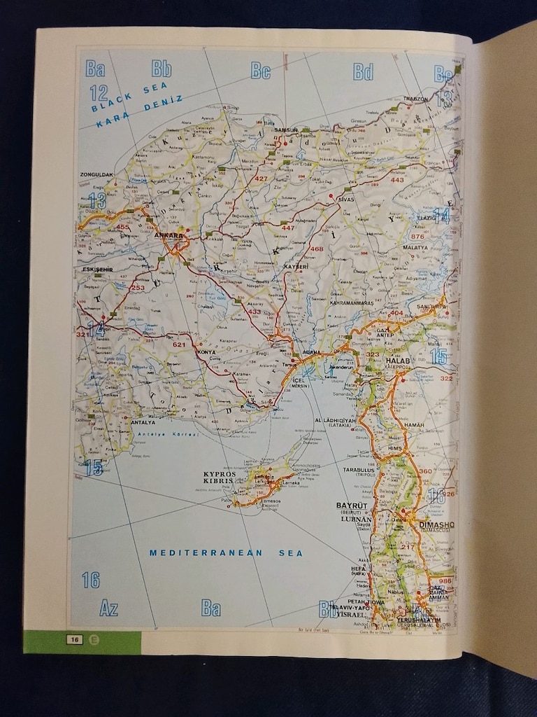 Renault Avrupa Yol Atlasi. - 12