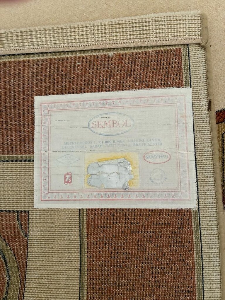 SARAY SEMBOL HALI 6 metre kare - 7