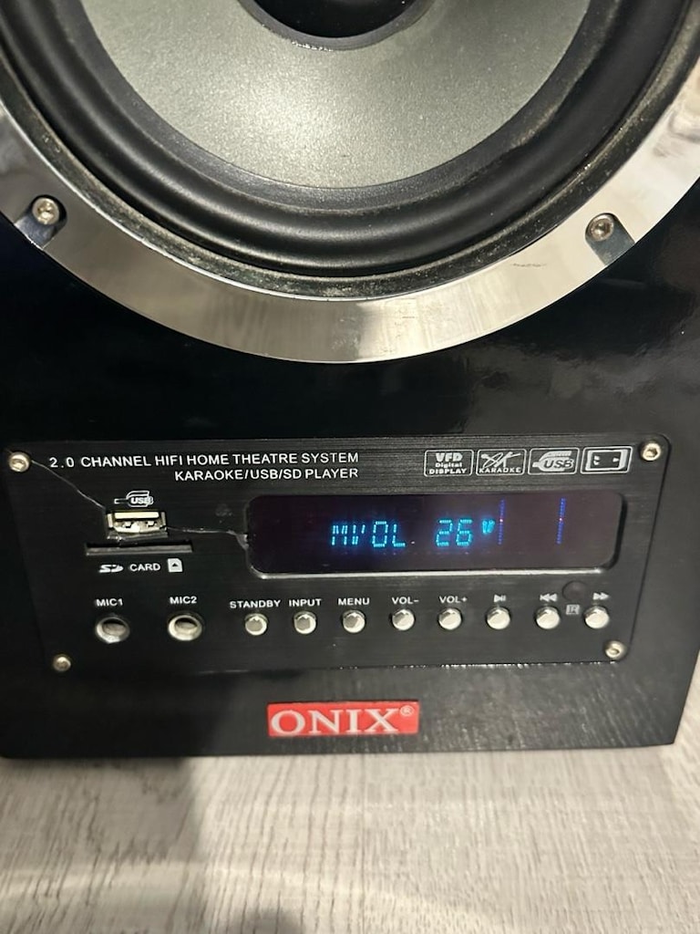 ONIX 2.0 Hi-Fi Hoparlör Sistemi – USB, SD, Karaoke – Güçlü Ses - 4