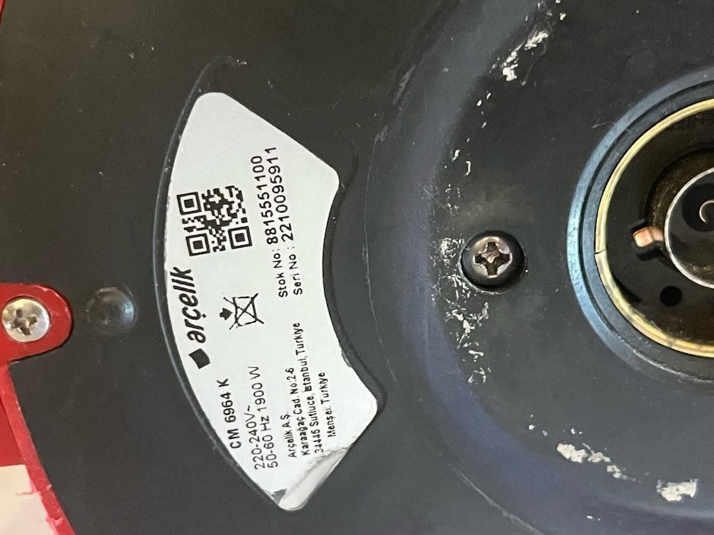 Arçelik CM 6964 K Resital Çay Makinesi su haznesi - 8