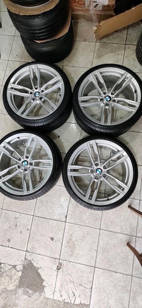 20inç içe dönük bmw 5x120 jant lastiktakımı - 5