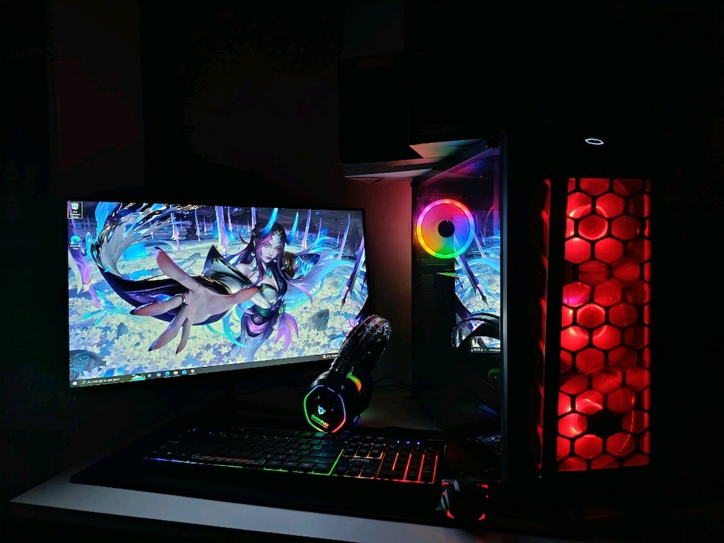 RYZEN 5 2600/RX 580 8 GB/16GB RAM/24 İNÇ SIFIR EKRAN HER ŞEY DAHİL SET - 6