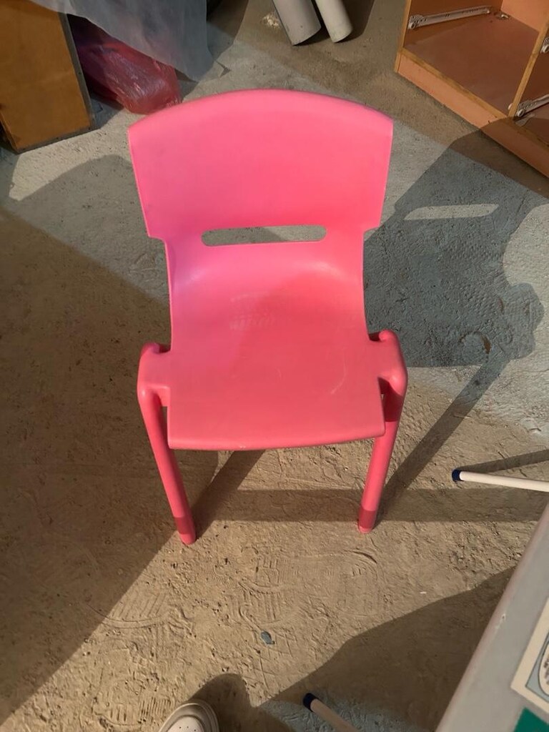 Katlanır Çocuk Etkinlik Masası ve Pembe Sandalye Seti - 2