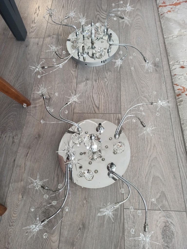 Avize LED'li salon ve oturma odası için inanılmaz ŞIK kumandalı CAM - 18