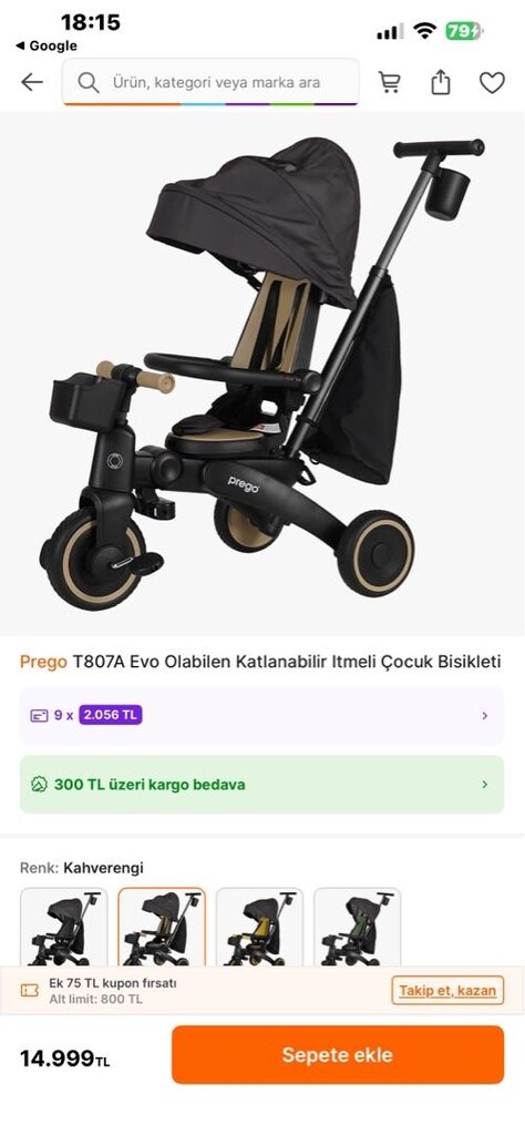 prego çocuk bisikleti - 5
