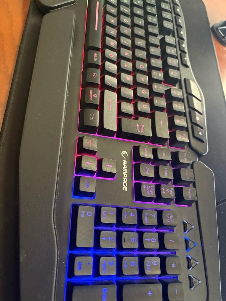 RAMPAGE GAMİNG KLAVYE+KULAKLIK+MOUSE - 13