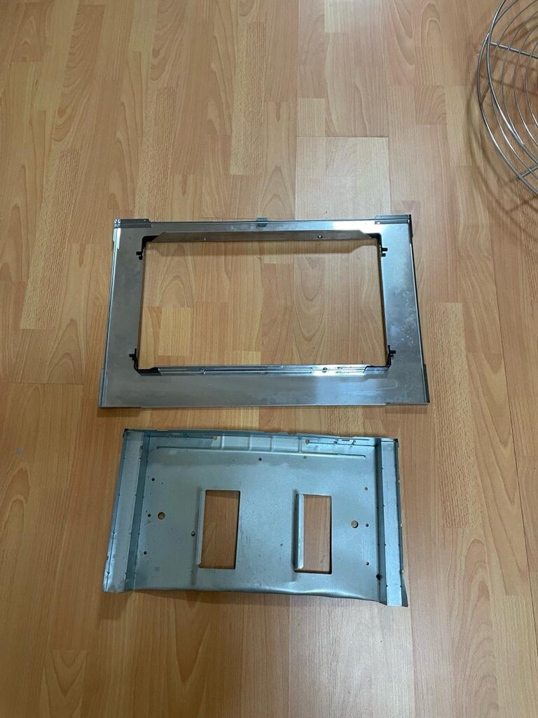 Arçelik ankastre mikrodalga çerçevesi inox orjinal - 3