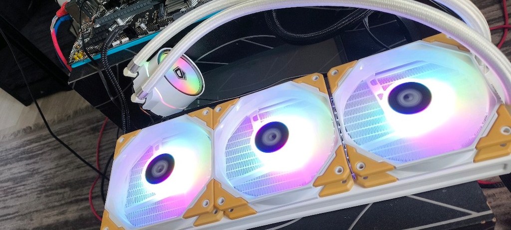ID cooling frostflow 360xt beyaz sıvı soğutma - 7