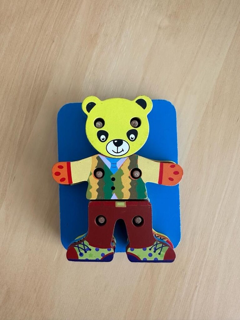 Ahşap Ayı Puzzle - 2