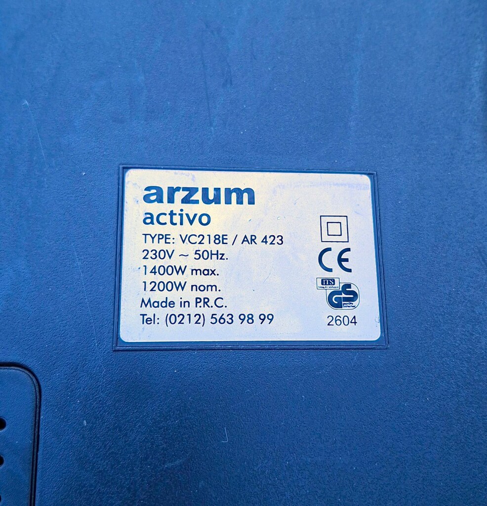 Arzum, Toz Torbasız Yatay Süpürge, 1400w, Karşıyaka-İzmir - 6
