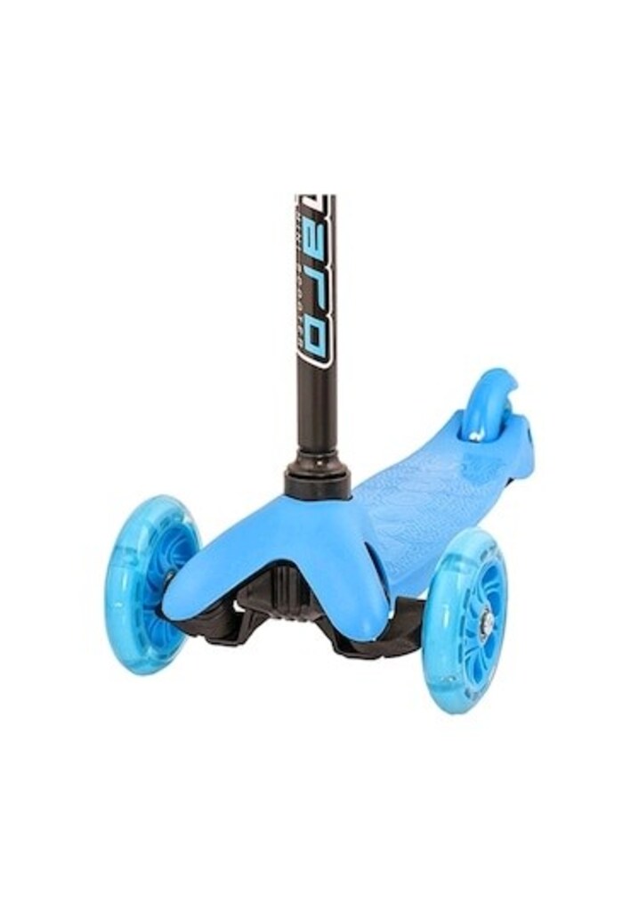Shinaro Maxi Işıklı Mavi 3 Tekerlekli Çocuk Scooter - 12