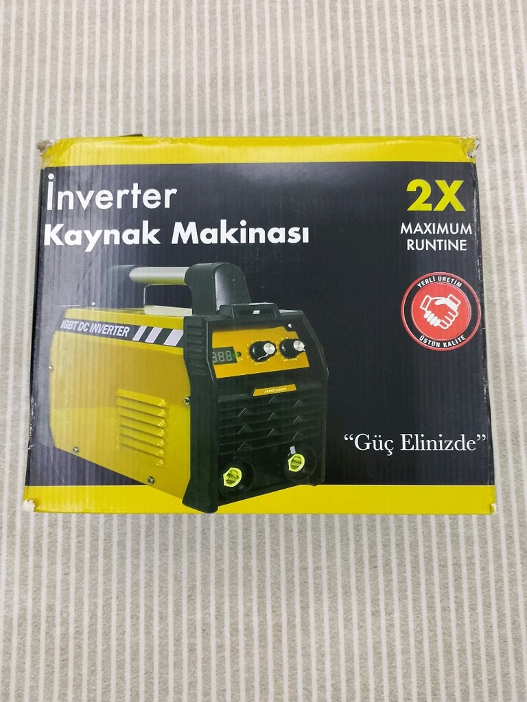 kaynak makinesi 250 amper maske çekiç fırça ful set sıfır ürün - 3