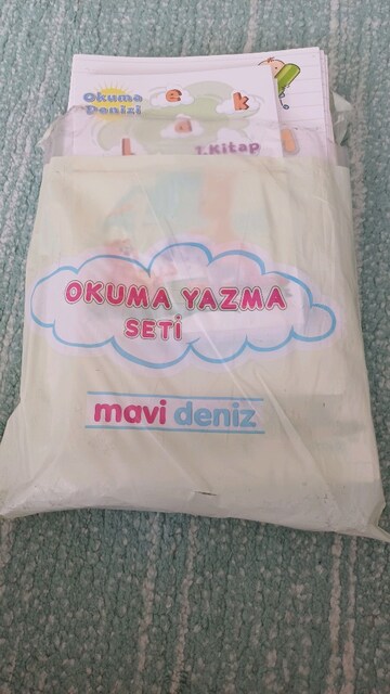 mavi deniz okuma seti