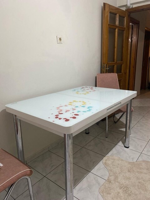 Açılabilir Cam Mutfak Masası (sadece masa)
