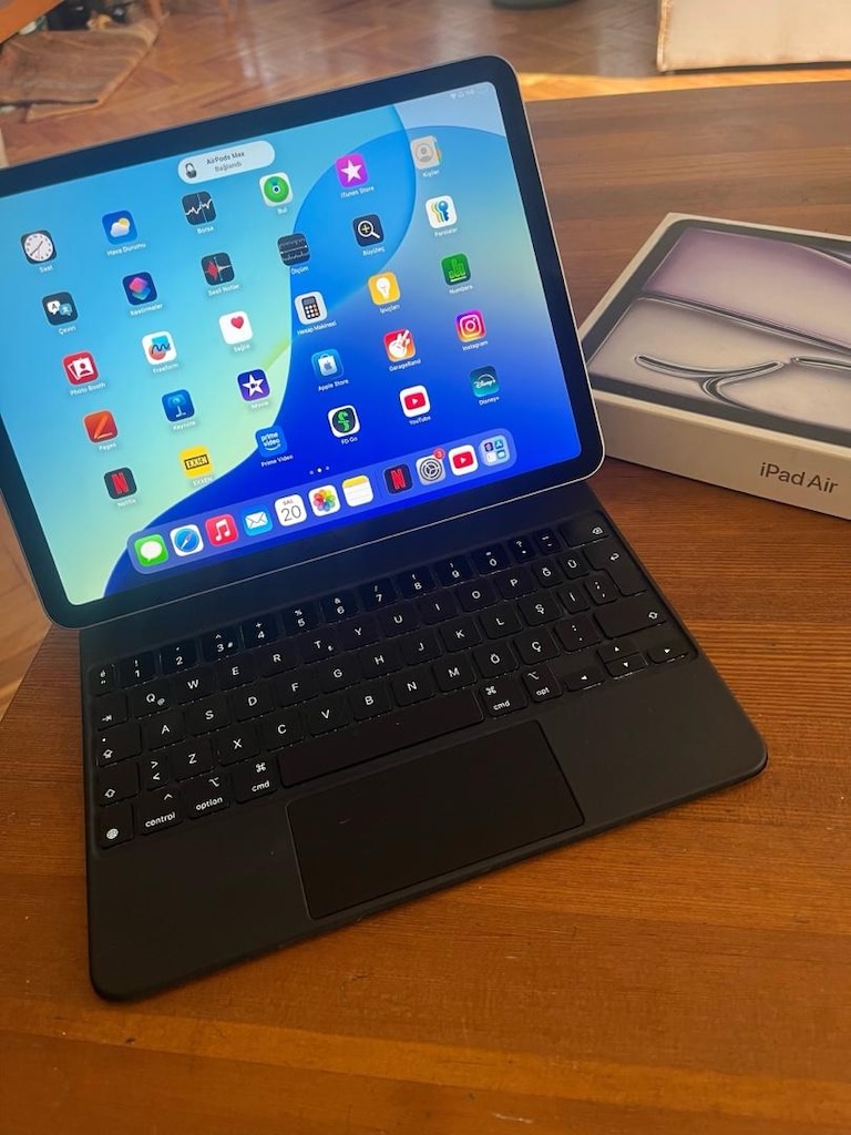 Apple iPad Air 11” M3 128 GB – Garantili – Magic Keyboard hediyeli - 3