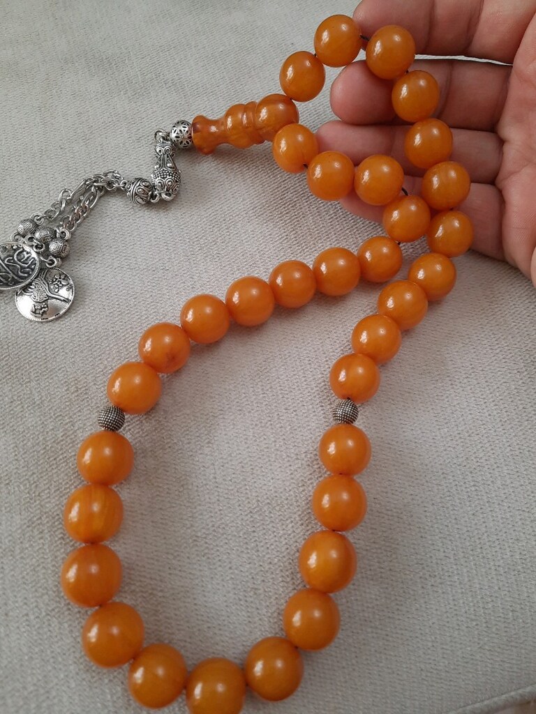 sandık malı sıkma kehribar Tesbih - 6