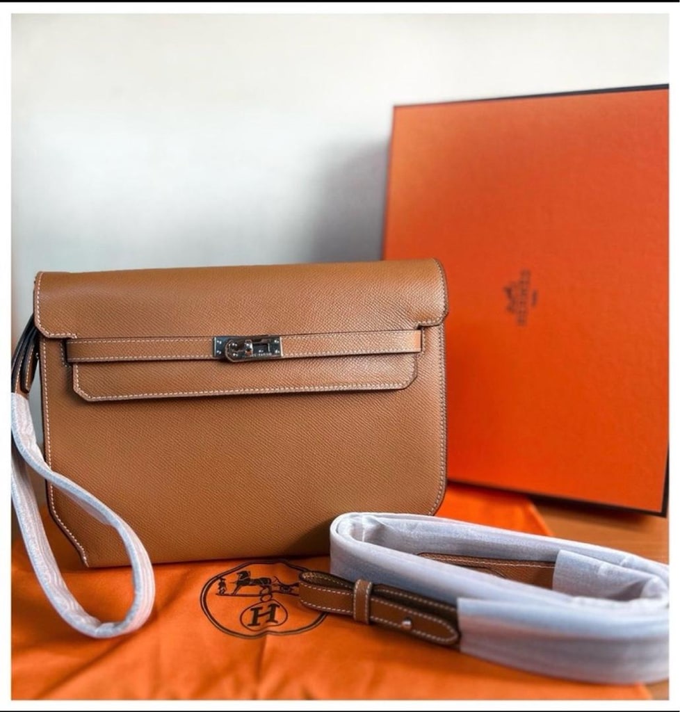 Hermès Kelly Danse Tasarım Deri Omuz ve Çapraz Çanta (Sıfır) - 10