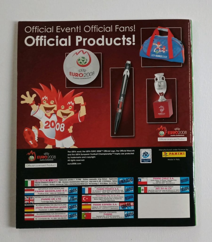 Panini Euro 2008 Çıkartma Albümü - 14