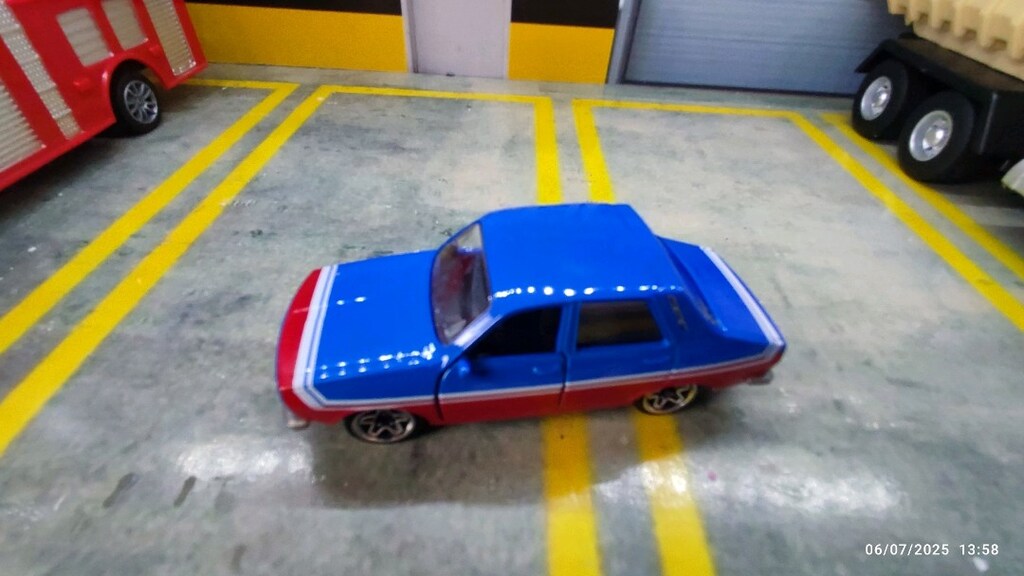 Renault 12 TS gordini ralli modeli metal diecast araba - 9