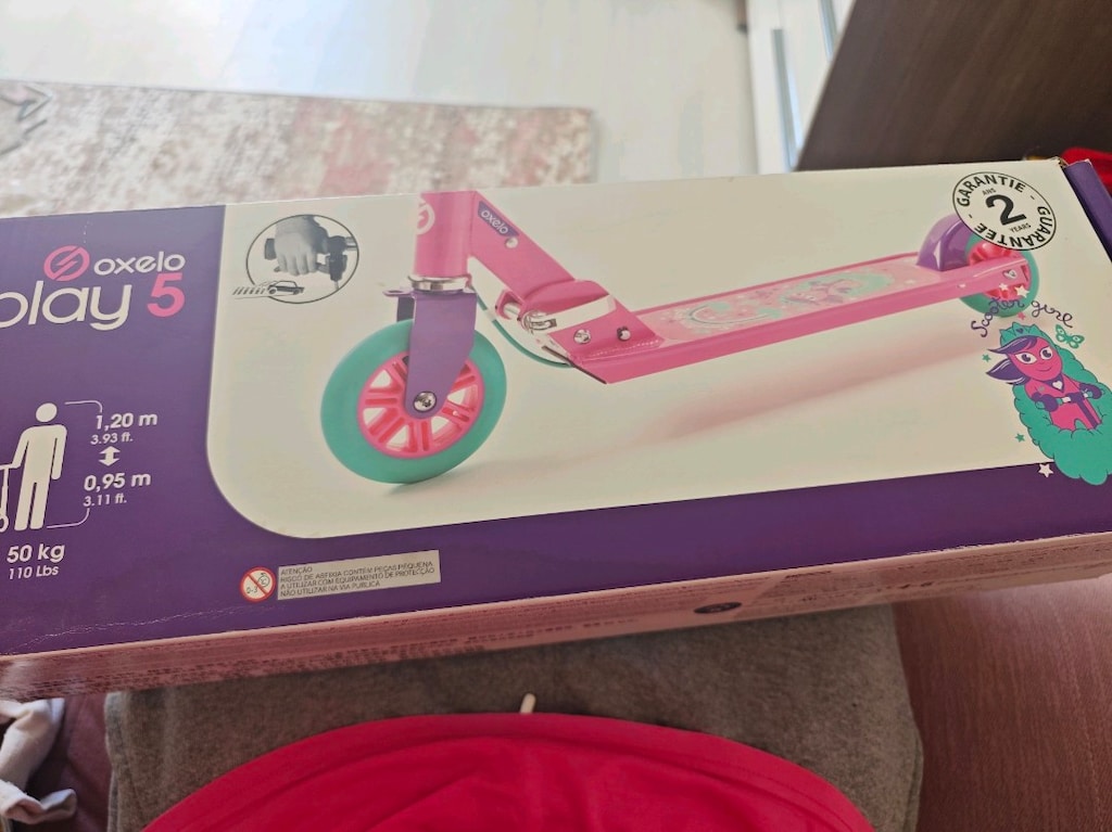 oxelp play 5 kız çocuk scooter - 2
