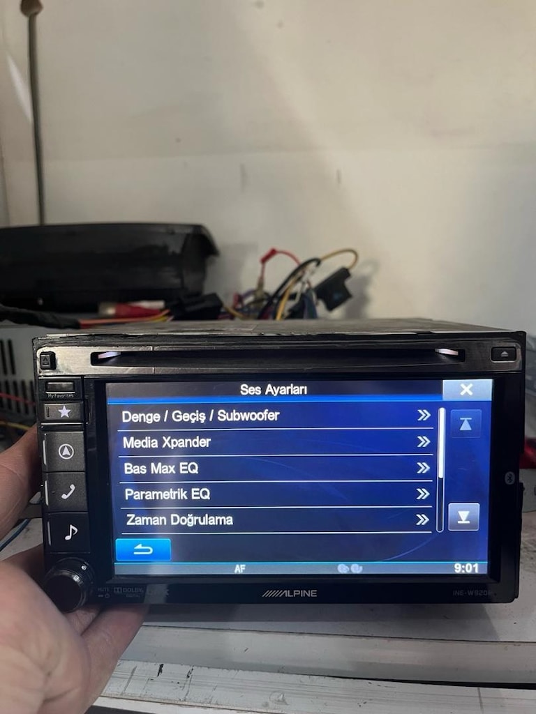 ALPİNE INE-W920r 3 amfi çıkışlı bluetoothlu hatasız cihazz acil satılk - 8