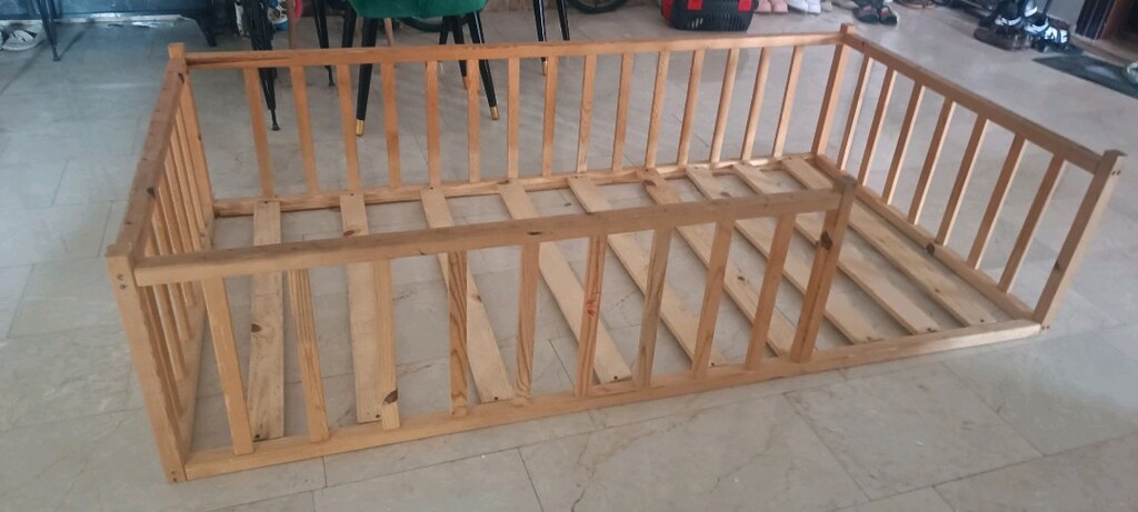 Montessori çocuk yatağı 100*200 Kısa süreligine fiyat düştü - 3