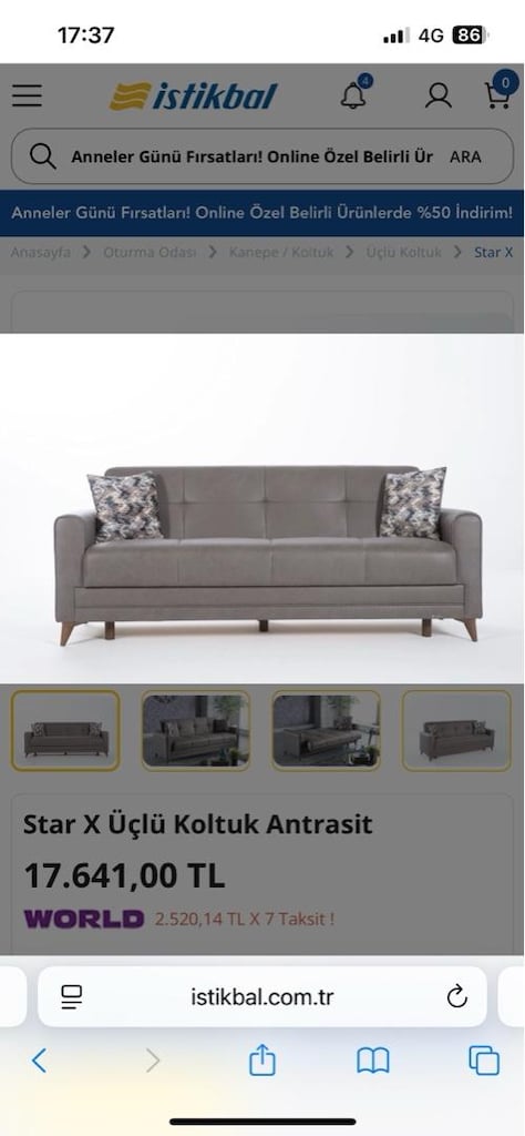 bellona çekyatlı kanepe - 2