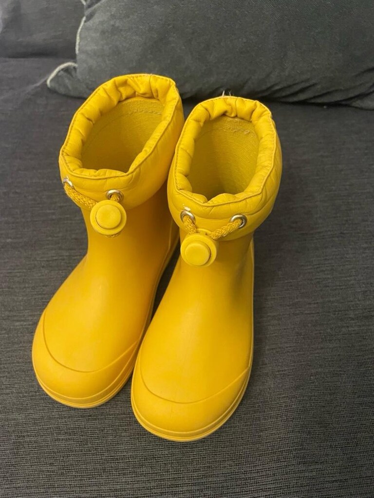 igor 27 numara sarı çizme