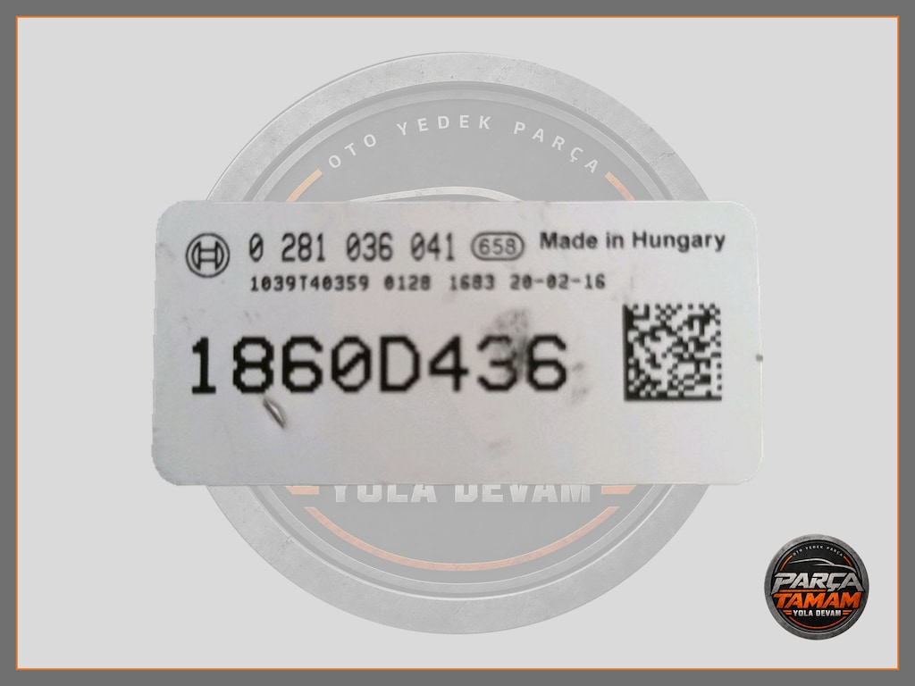 MİTSUBİSHİ - TEMSA MOTOR ENJEKSİYON BEYNİ 1860D436 - 4
