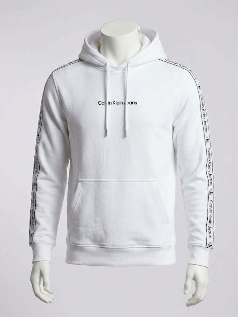 calvin klein jeans beyaz sweatshirt