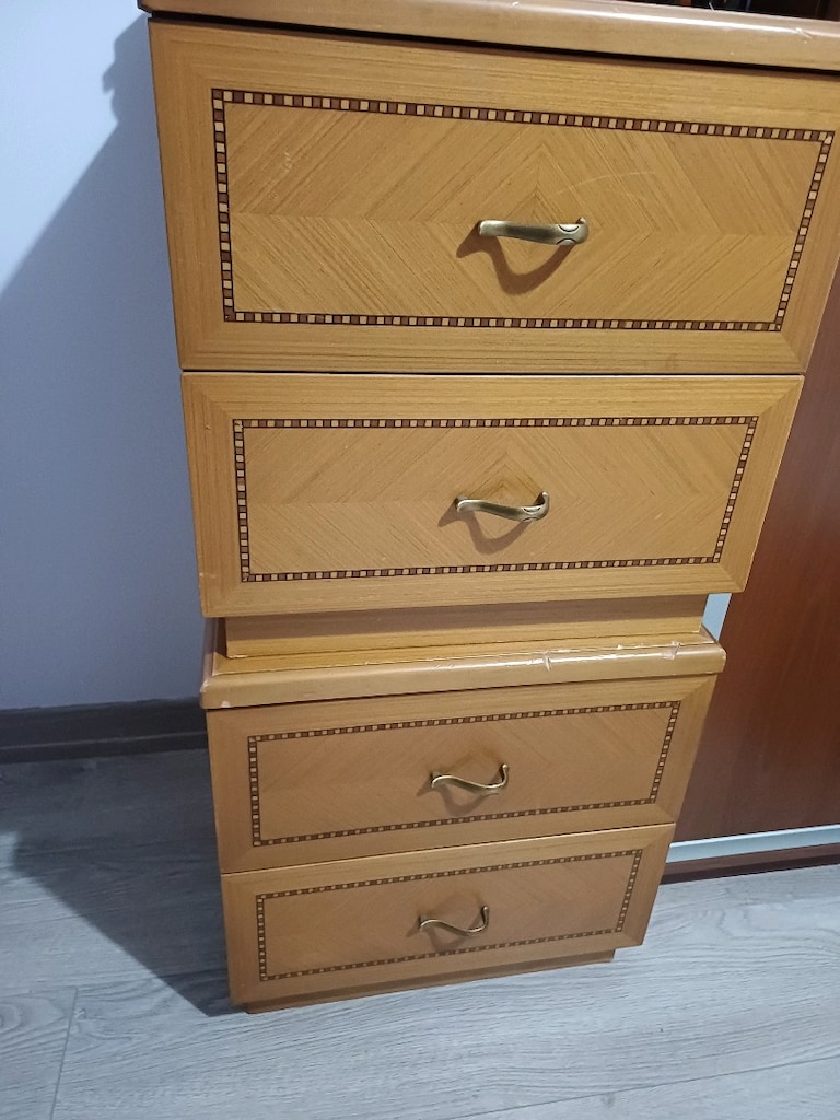 Ahşap Ceviz Komodin - 2