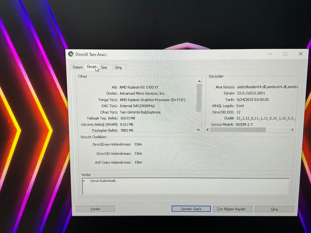 MASAÜSTÜ BİLGİSAYAR RYZEN 5 5600G RX5700XT 16 GB 512 GB MONİTÖR - 7