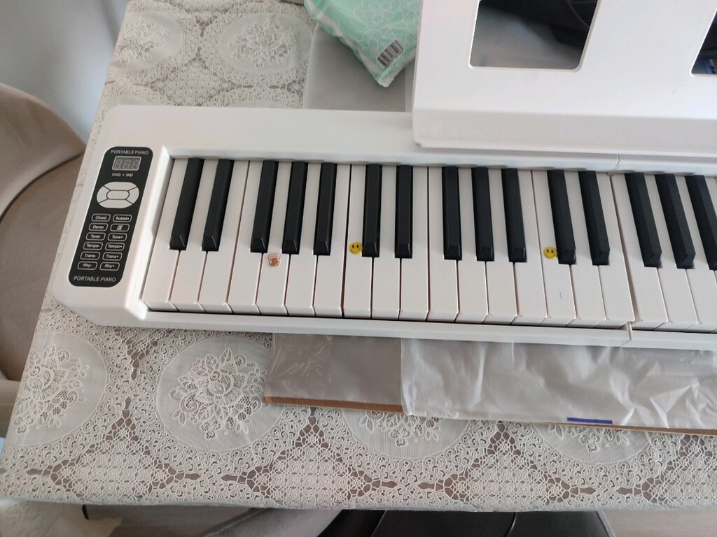 Piyano 62 tuş katlana bilir şarjlı - 2