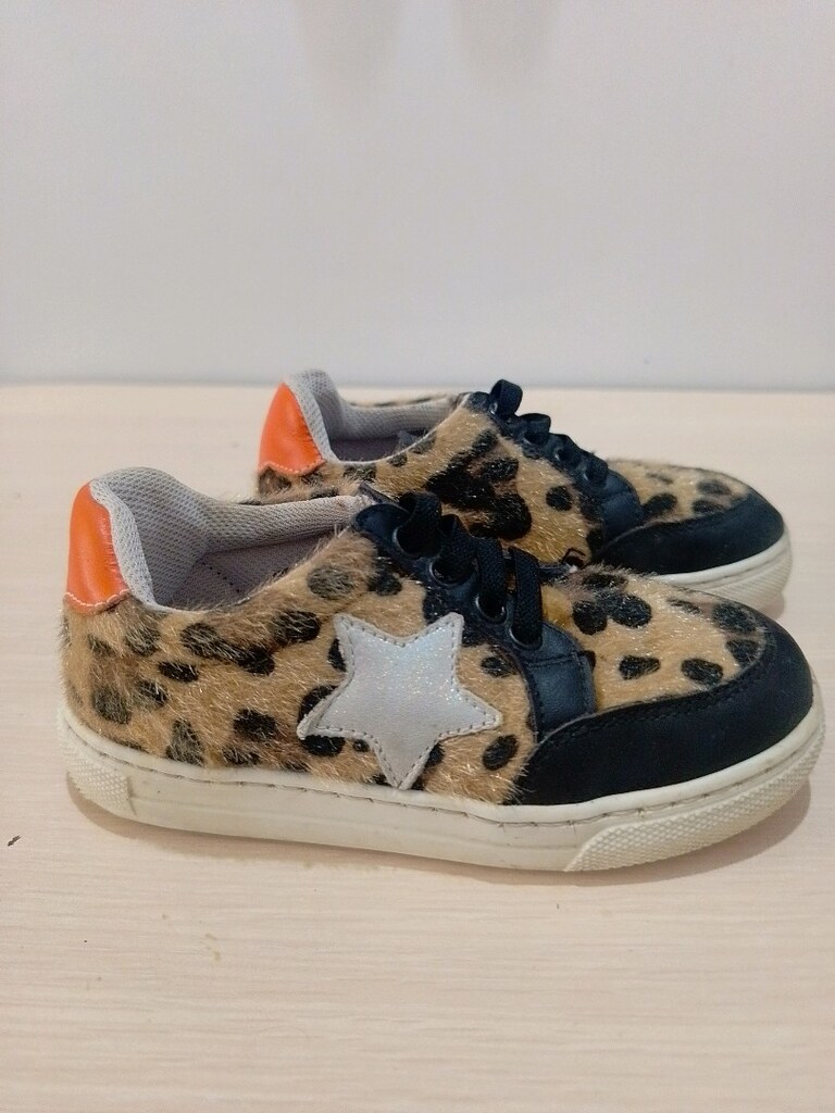 Leopar desenli Kız çocuk ayakkabı - 4