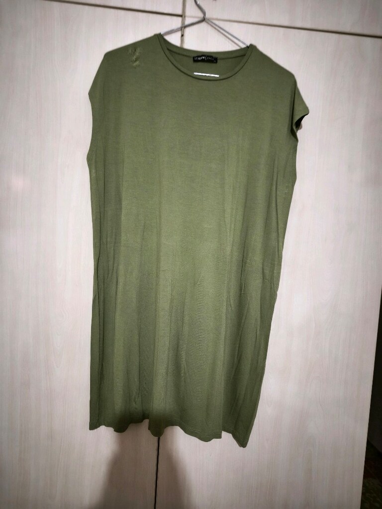 LCW Waikiki Yeşil renk elbise XXL Beden - 2
