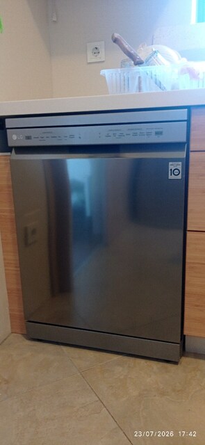 LG Inverter direck Drive buhar programlı bulaşık makinesi